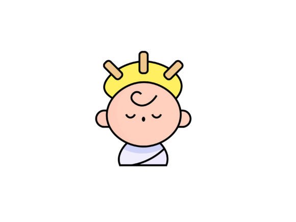 Christmas Baby Illustrations for Branding and Marketing