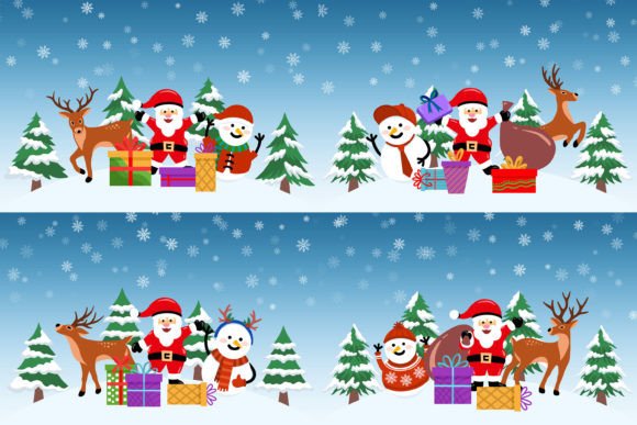 Christmas Background with Santa Claus Review