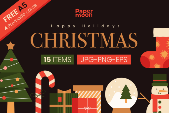 Christmas Illustration Pack for Digital Sellers