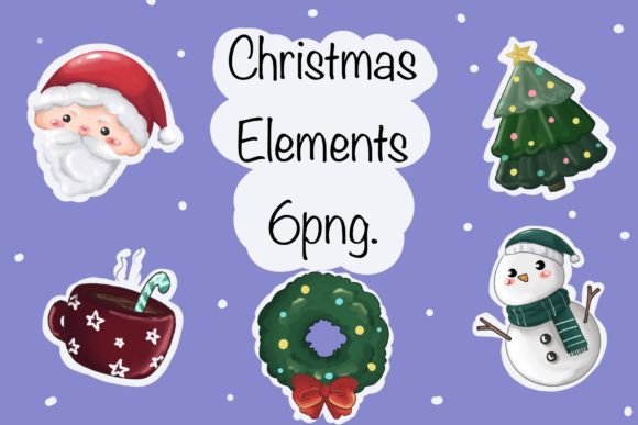 Cute Christmas Elements Png Review