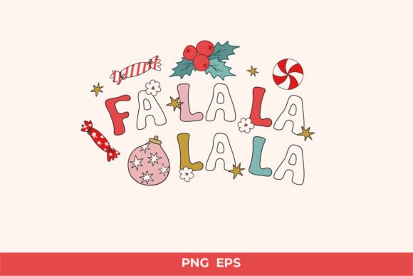 Falala Christmas PNG EPS Sublimation Illustrations