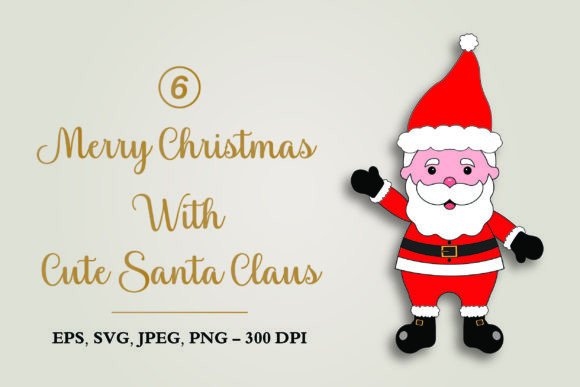 Funny Christmas with Cute Santa Claus Illustration Review