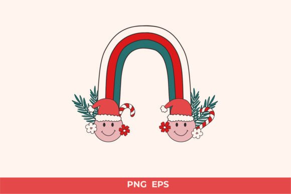 Retro Christmas Rainbow PNG Sublimation Review