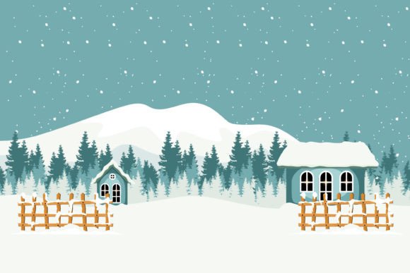 Winter Background for Christmas Season Illustrations